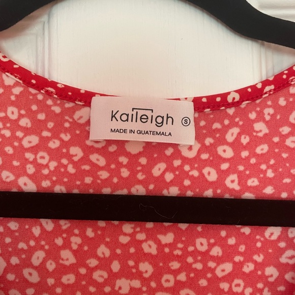 Red Floral Ruffle Dress from Stitchfix - Picture 3 of 5